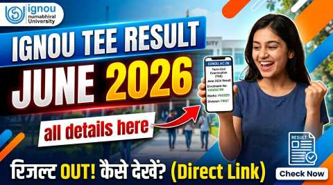IGNOU June 2026 Result: Date, Check Online & Grade Card