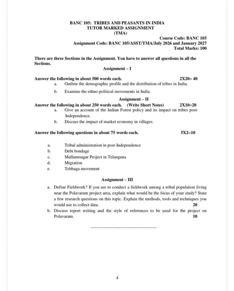 BANC-105 SOLVED ASSIGNMENT 2026-27 ENGLISH MEDIUM — BANC-105 IGNOU PDF download (1)