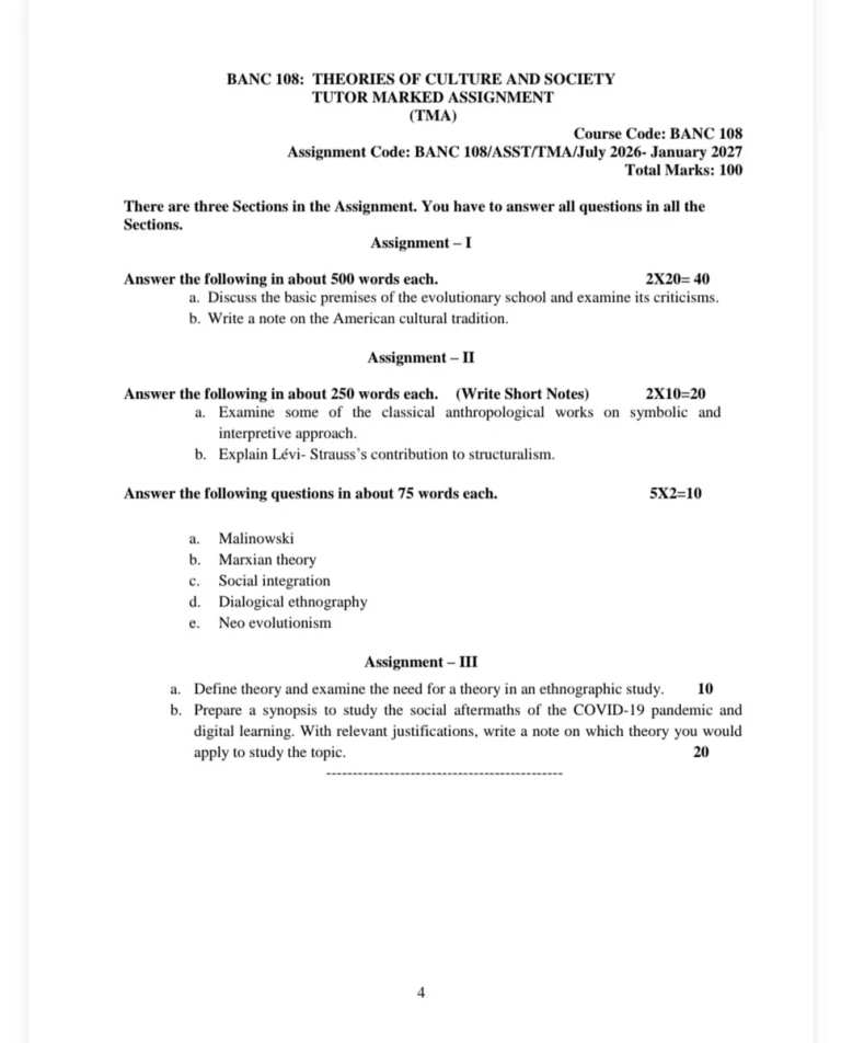 BANC-108 SOLVED ASSIGNMENT 2026-27 ENGLISH MEDIUM — BANC-108 IGNOU PDF download (1)