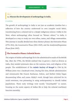 IGNOU BANC-133 SOLVED ASSIGNMENT 2026-27 IN ENGLISH (Fundamentals of Social and Cultural Anthropology) thumbnail 2 — IGNOU PDF download
