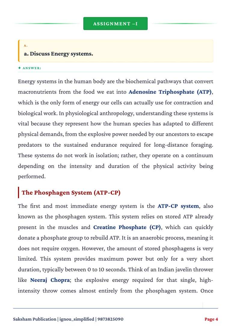 IGNOU BANE-141 SOLVED ASSIGNMENT 2026-27 IN ENGLISH (Physiological Anthropology) — BANE-141 IGNOU PDF download (2)