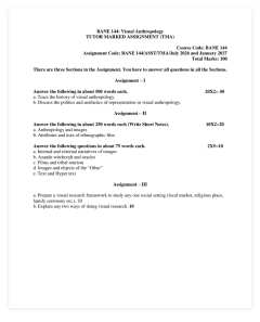 IGNOU BANE-144 SOLVED ASSIGNMENT 2026-27 IN ENGLISH (Visual Anthropology) thumbnail 1 — IGNOU PDF download