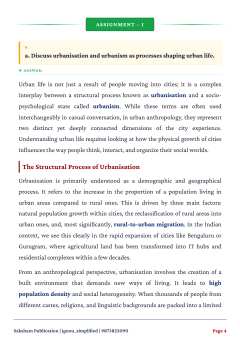 IGNOU BANE-147 SOLVED ASSIGNMENT 2026-27 IN ENGLISH (Urban Anthropology) thumbnail 2 — IGNOU PDF download
