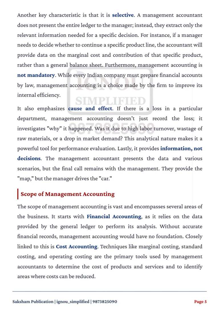 IGNOU BCOE-142 SOLVED ASSIGNMENT 2026-27 IN ENGLISH (Management Accounting) — BCOE-142 IGNOU PDF download (3)