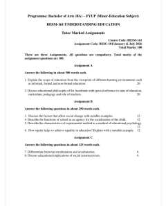 BESM-161 SOLVED ASSIGNMENT 2026-27 ENGLISH MEDIUM thumbnail 1 — IGNOU PDF download