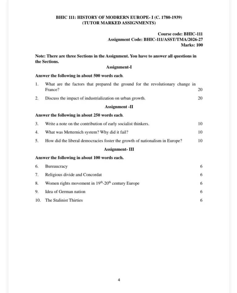 BHIC-111 SOLVED ASSIGNMENT 2026-27 ENGLISH MEDIUM — BHIC-111 IGNOU PDF download (1)
