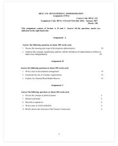IGNOU BPAC-113 SOLVED ASSIGNMENT 2026-27 IN ENGLISH (BPAC-113) thumbnail 1 — IGNOU PDF download