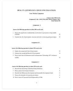BPAG-172 SOLVED ASSIGNMENT 2026-27 ENGLISH MEDIUM thumbnail 1 — IGNOU PDF download