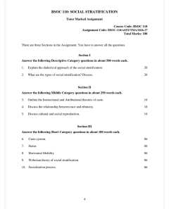 IGNOU BSOC-110 SOLVED ASSIGNMENT 2026-27 IN ENGLISH (Social Stratification) thumbnail 1 — IGNOU PDF download
