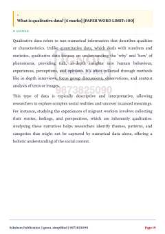 IGNOU BSOC-114 SOLVED ASSIGNMENT 2026-27 IN ENGLISH (Sociological Research Methods-II) thumbnail 4 — IGNOU PDF download