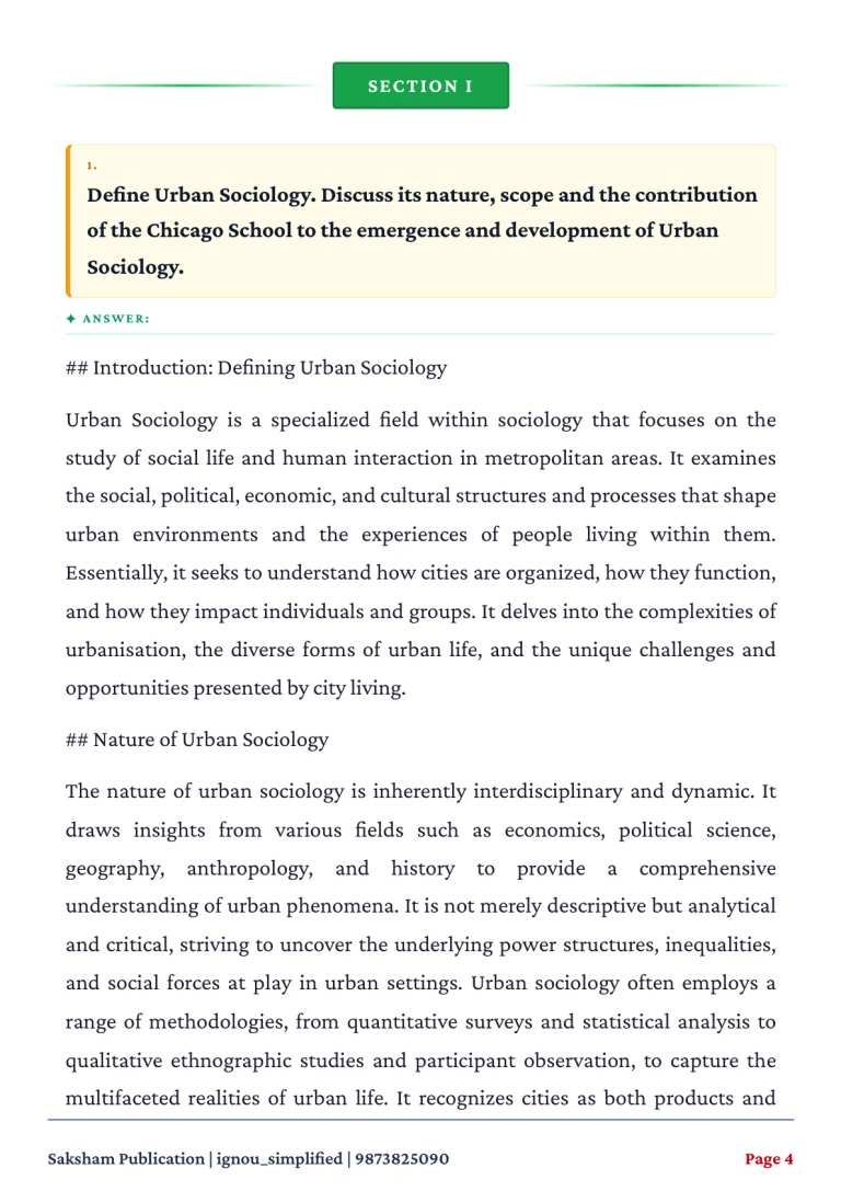 IGNOU BSOE-141 SOLVED ASSIGNMENT 2026-27 IN ENGLISH (Urban Sociology) — BSOE-141 IGNOU PDF download (2)