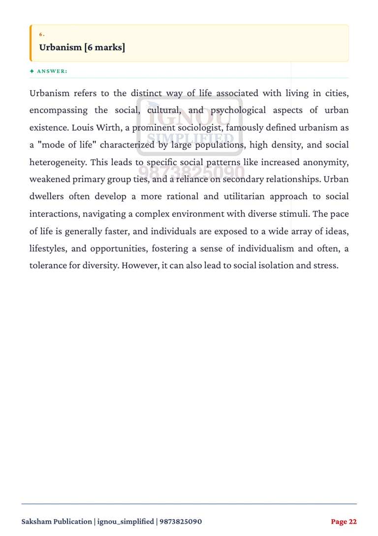 IGNOU BSOE-141 SOLVED ASSIGNMENT 2026-27 IN ENGLISH (Urban Sociology) — BSOE-141 IGNOU PDF download (4)