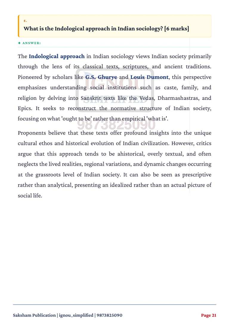 IGNOU BSOE-142 SOLVED ASSIGNMENT 2026-27 IN ENGLISH (Indian Sociological Traditions) — BSOE-142 IGNOU PDF download (4)