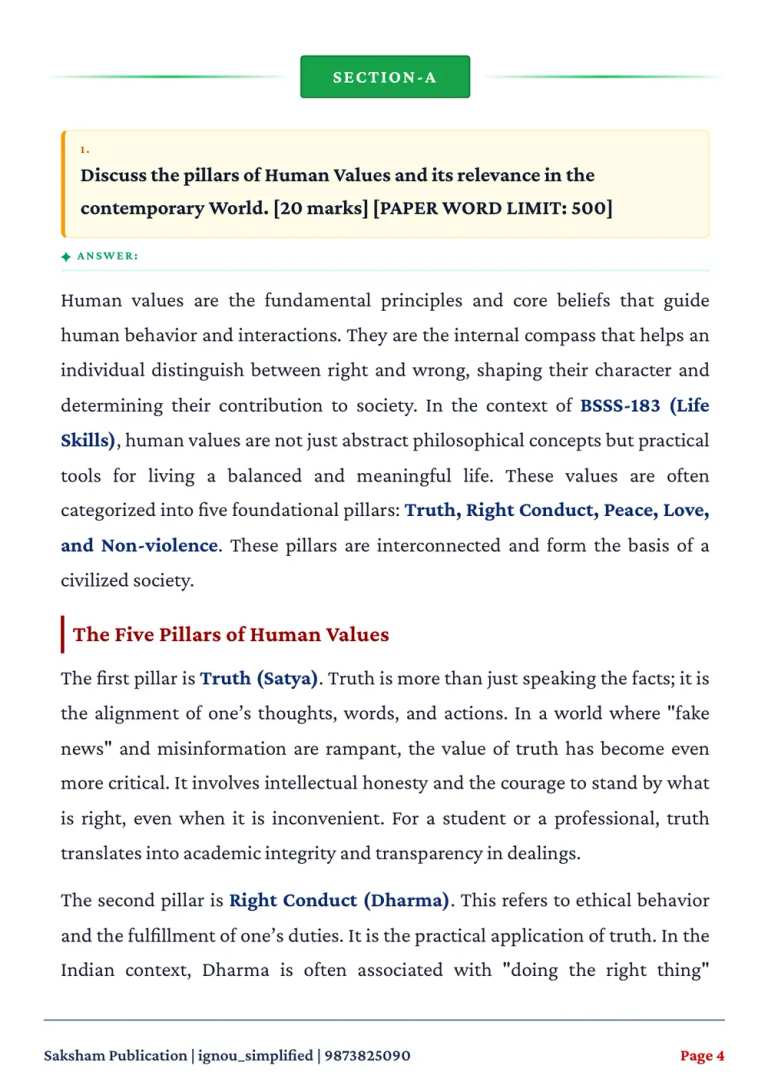 IGNOU BSSS-183 SOLVED ASSIGNMENT 2026-27 IN ENGLISH (BSSS-183) — BSSS-183 IGNOU PDF download (2)
