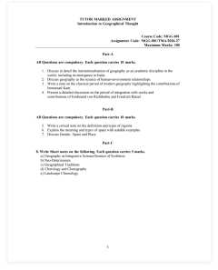 IGNOU MGG-001 SOLVED ASSIGNMENT 2026-27 IN ENGLISH (Introduction to Geographic Thought) thumbnail 1 — IGNOU PDF download