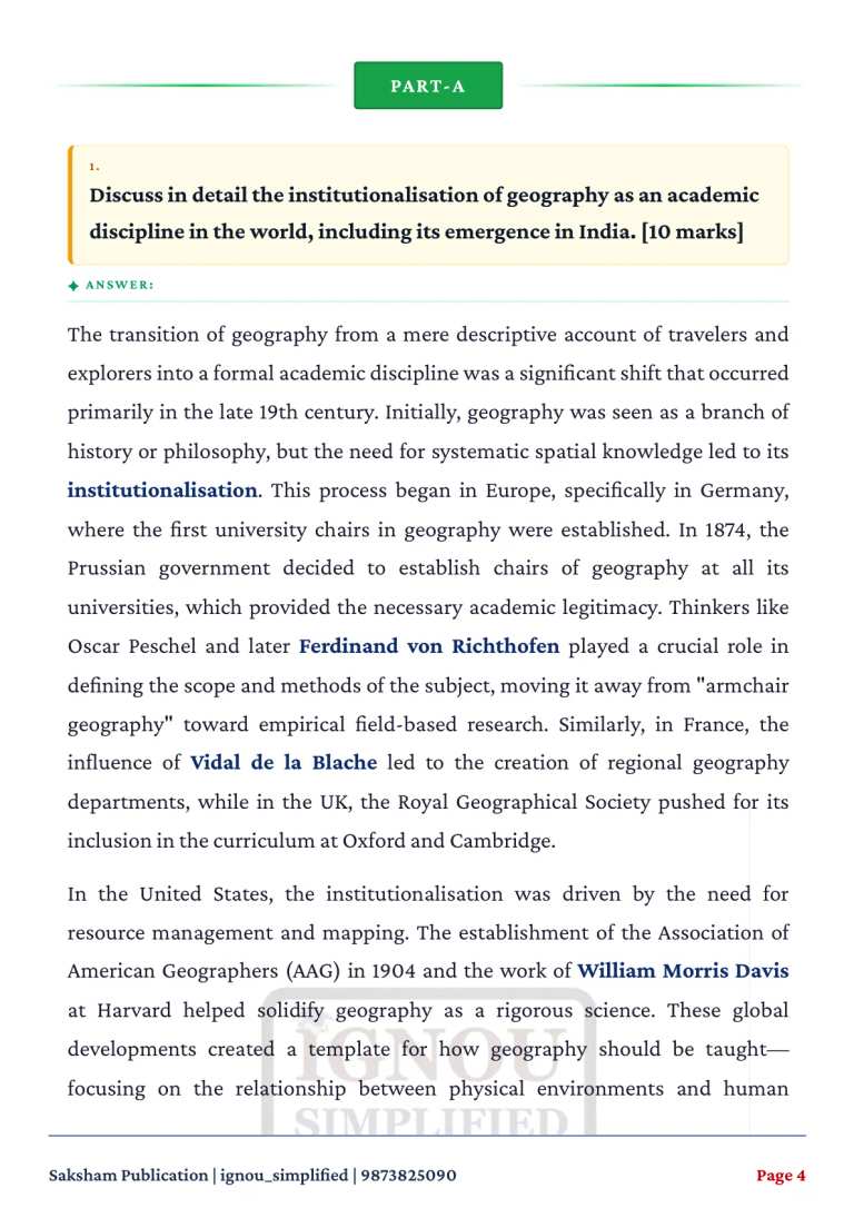 IGNOU MGG-001 SOLVED ASSIGNMENT 2026-27 IN ENGLISH (Introduction to Geographic Thought) — MGG-001 IGNOU PDF download (2)
