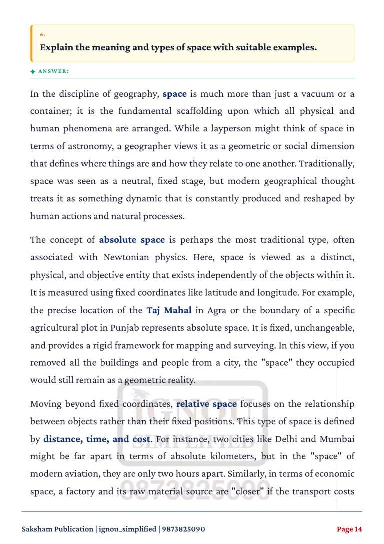IGNOU MGG-001 SOLVED ASSIGNMENT 2026-27 IN ENGLISH (Introduction to Geographic Thought) — MGG-001 IGNOU PDF download (3)