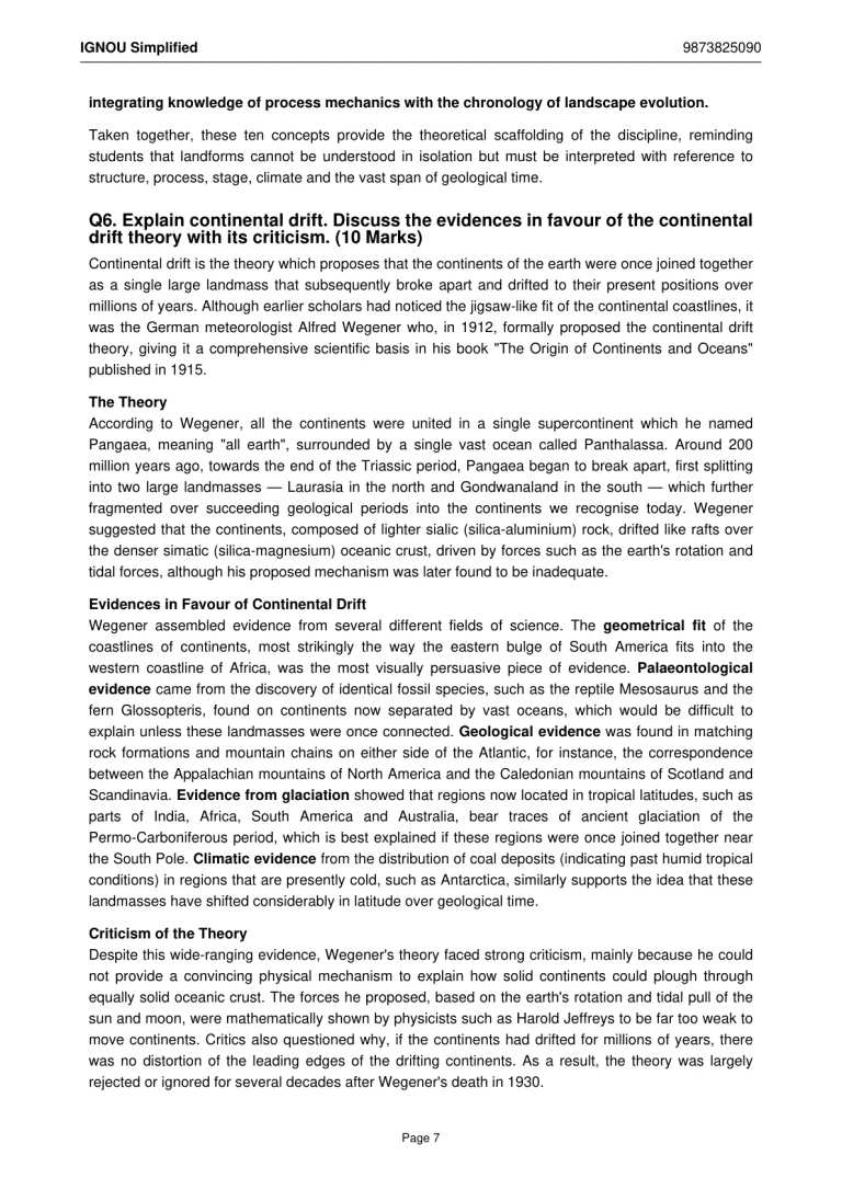 IGNOU MGG-002 SOLVED ASSIGNMENT 2026-27 IN ENGLISH (Geomorphology) — MGG-002 IGNOU PDF download (3)