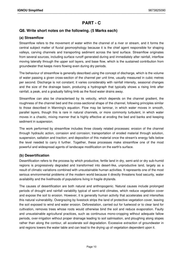 IGNOU MGG-002 SOLVED ASSIGNMENT 2026-27 IN ENGLISH (Geomorphology) — MGG-002 IGNOU PDF download (4)