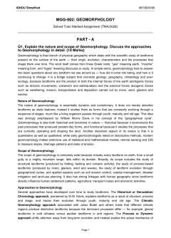 IGNOU MGG-002 SOLVED ASSIGNMENT 2026-27 IN ENGLISH (Geomorphology) thumbnail 2 — IGNOU PDF download
