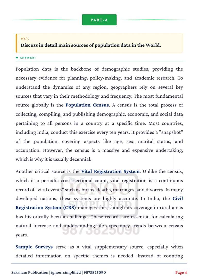 IGNOU MGG-004 SOLVED ASSIGNMENT 2026-27 IN ENGLISH (Population and Settlement Geography) — MGG-004 IGNOU PDF download (2)