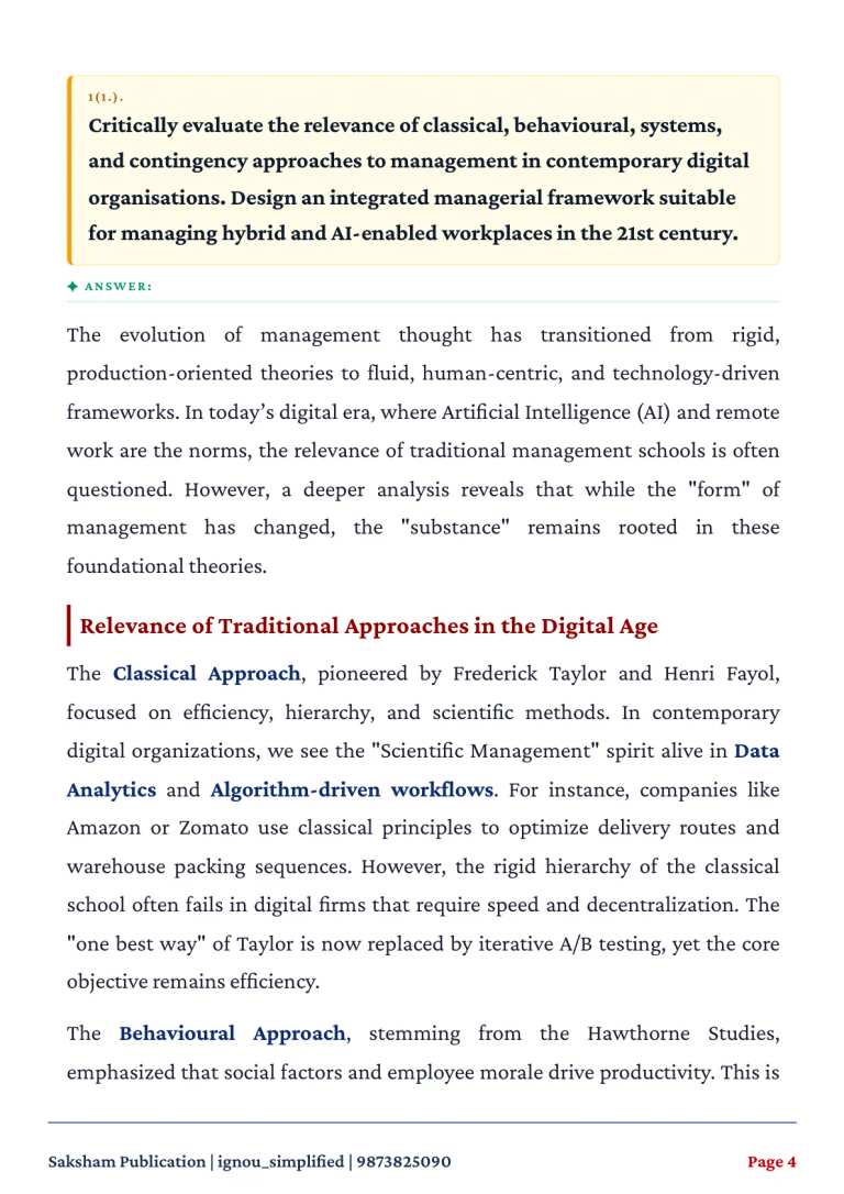 IGNOU MMPC-001 SOLVED ASSIGNMENT 2026-27 IN ENGLISH (Management Functions and Organisational Processes) — MMPC-001 IGNOU PDF download (2)