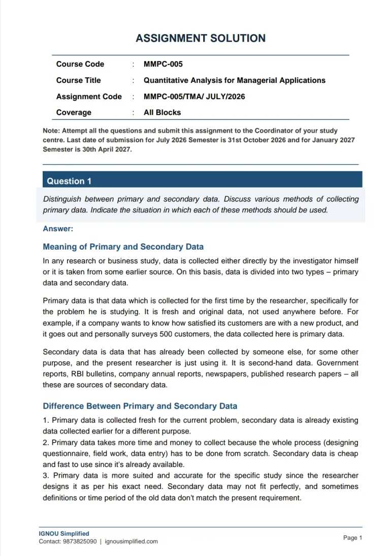 IGNOU MMPC-005 SOLVED ASSIGNMENT 2026-27 ENGLISH — MMPC-005 IGNOU PDF download (2)