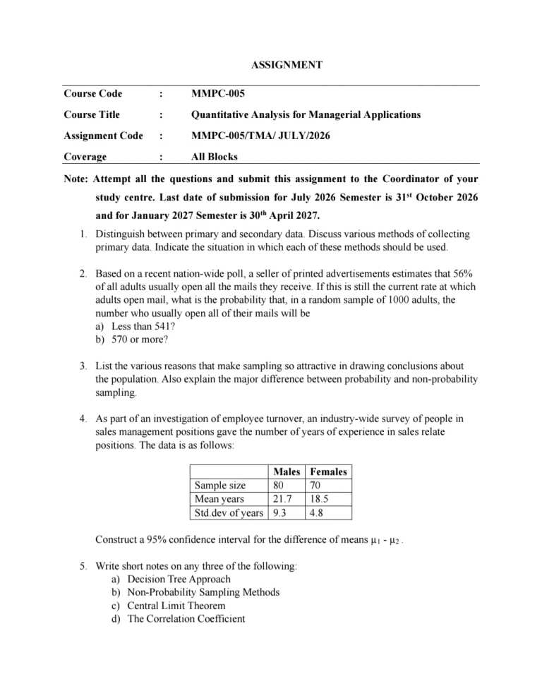 IGNOU MMPC-005 SOLVED ASSIGNMENT 2026-27 ENGLISH — MMPC-005 IGNOU PDF download (1)