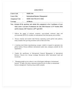 IGNOU MMPC-016 SOLVED ASSIGNMENT 2026-27 IN ENGLISH (International Business Management) thumbnail 1 — IGNOU PDF download