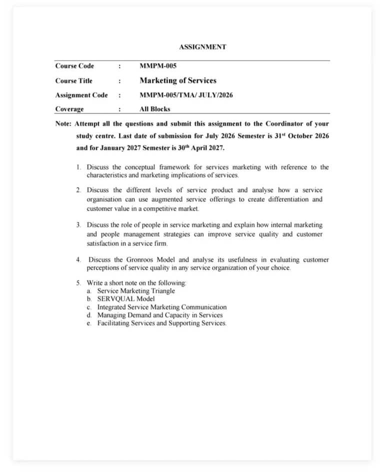 MMPM-005 SOLVED ASSIGNMENT 2026-27 ENGLISH MEDIUM — MMPM-005 IGNOU PDF download (1)