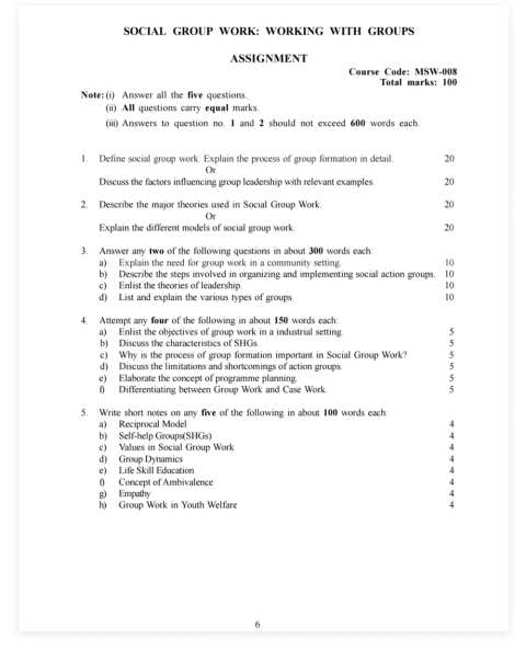 IGNOU MSW-008 SOLVED ASSIGNMENT 2026-27 IN ENGLISH (MSW-008) — MSW-008 IGNOU PDF download