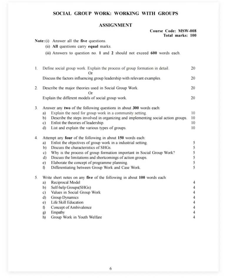 IGNOU MSW-008 SOLVED ASSIGNMENT 2026-27 IN ENGLISH (MSW-008) — MSW-008 IGNOU PDF download (1)
