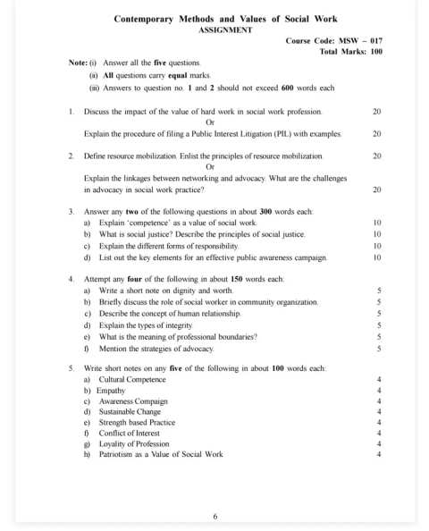 IGNOU MSW-017 SOLVED ASSIGNMENT 2026-27 IN ENGLISH (MSW-017) — MSW-017 IGNOU PDF download